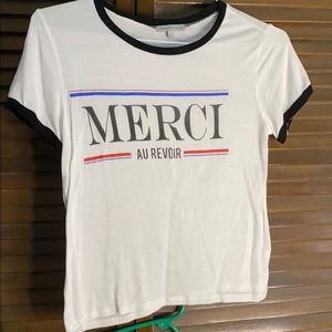 Merci Charlotte Russe Crop Top